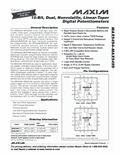 DataSheet MAX5496 pdf